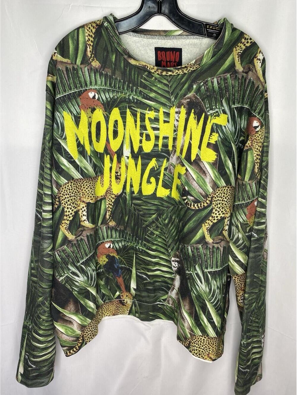BRUNO MARS RARE Men's MOONSHINE JUNGLE Shirt Size XL